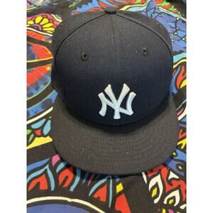 New York Yankees MLB Hat sports baseball flex fit Blue 7 5/8